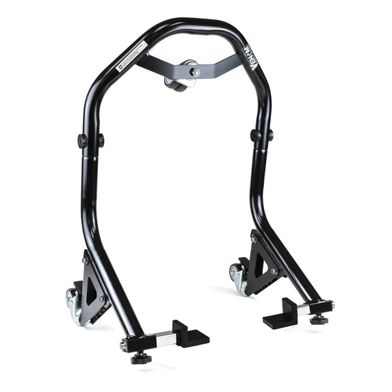 Venom Motorcycle Stand, Rear Paddle Attachments, Lift Stand with Dolly Wheels, Black, Compatible with 1998-2003 Kawasaki ZX900 - Ninja ZX-9R
