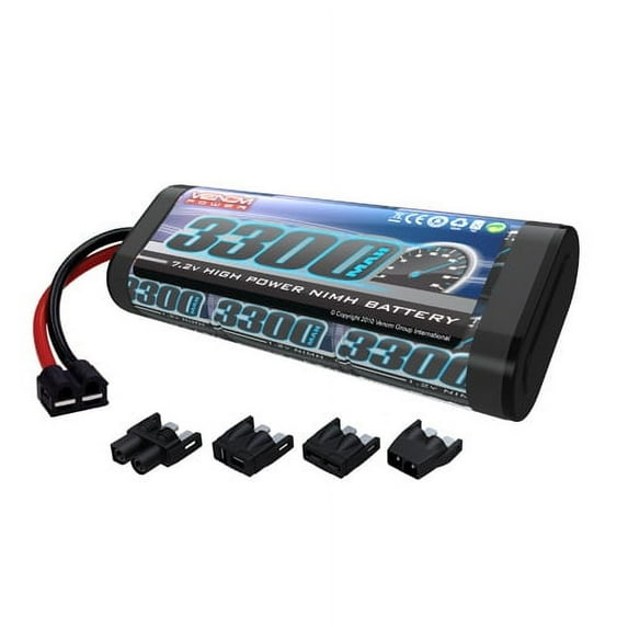 Venom NiMH Battery for Traxxas E-Revo 1:10 Brushless 7.2 3300mAh 6-Cell