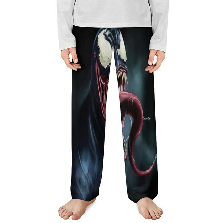 Venom Pajamas Pants for Kids Cartoon Print Pants Causal Sleep Bottoms Walmart