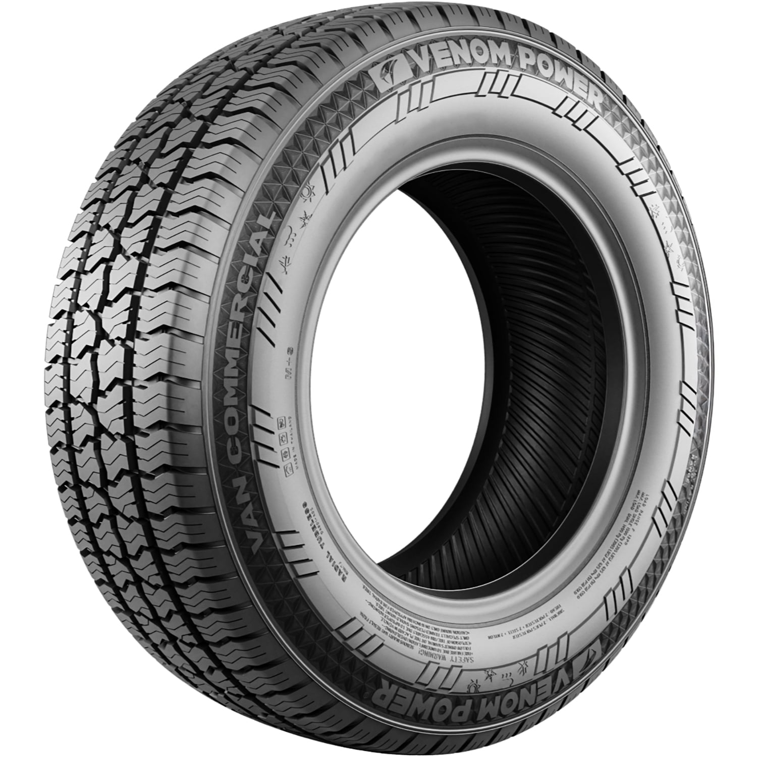Venom Power Van-Co AllSeason 185/75R16 107/105R E 10 Ply Van Commercial Tire