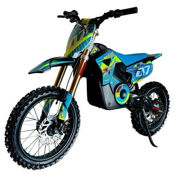 Venom Pro 1600W Electric Off-Road Dirt Bike 48V Lithium Battery for 13+ Years  Old Riders