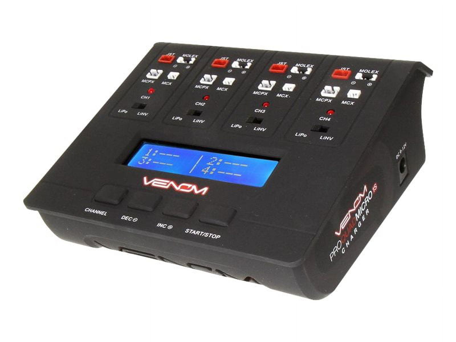 Venom Pro Quad Micro 1S Battery charger 4 x batteries charging 17.4 Watt 4 A