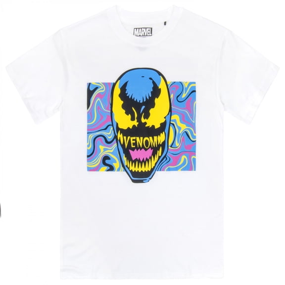 Venom Psych Head Squiggles T-Shirt-Large