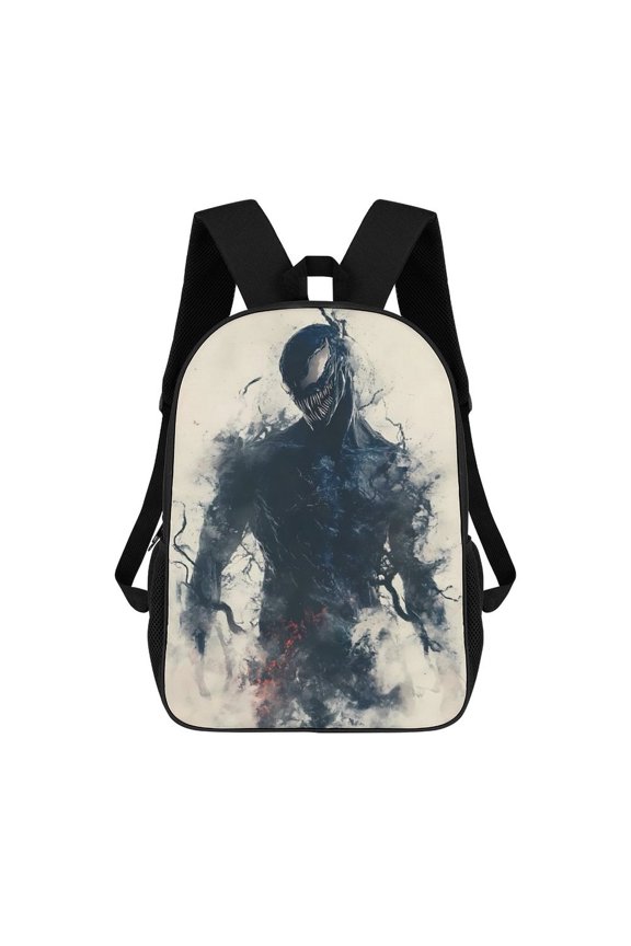 Venom Backpack, Adjustable Shoulder Straps School Bookbag, Lightweight Durable Travel Back Pack 17 Inches