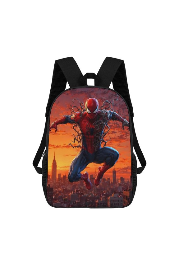 Venom Backpack Middle Bookbag Laptop Lightweight Durable Bookbag Travel Back Pack for Women Men Teens 17 Inches