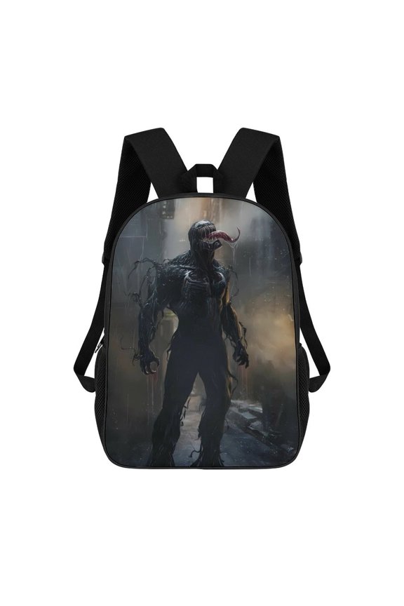Venom Backpack, Adjustable Shoulder Straps School Bookbag, Lightweight Durable Travel Back Pack 17 Inches
