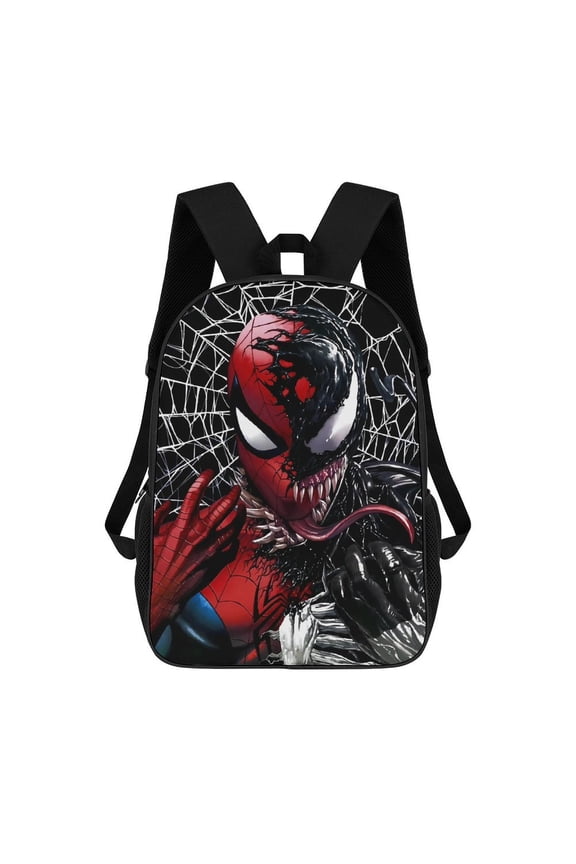 Venom Backpack Middle Bookbag Laptop Lightweight Durable Bookbag Travel Back Pack for Women Men Teens 17 Inches