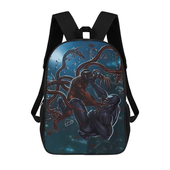 Venom Backpack Middle Bookbag Laptop Lightweight Durable Bookbag Travel Back Pack for Women Men Teens 17 Inches