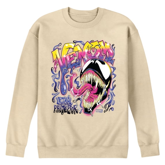 Venom - Spraypaint - Men's Crew Fleece Sweatshirt