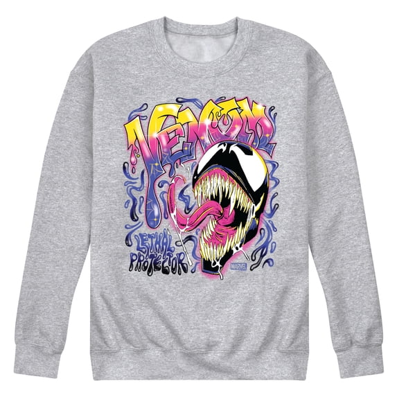 Venom - Spraypaint - Men's Crew Fleece Sweatshirt