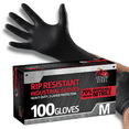 thumbnail image 1 of Venom Steel Premium Industrial Black Nitrile Gloves, Medium, 100 Count, 1 of 6