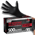 thumbnail image 1 of Venom Steel Unisex Nitrile Gloves, XL, Black, 500 Count, 1 of 6