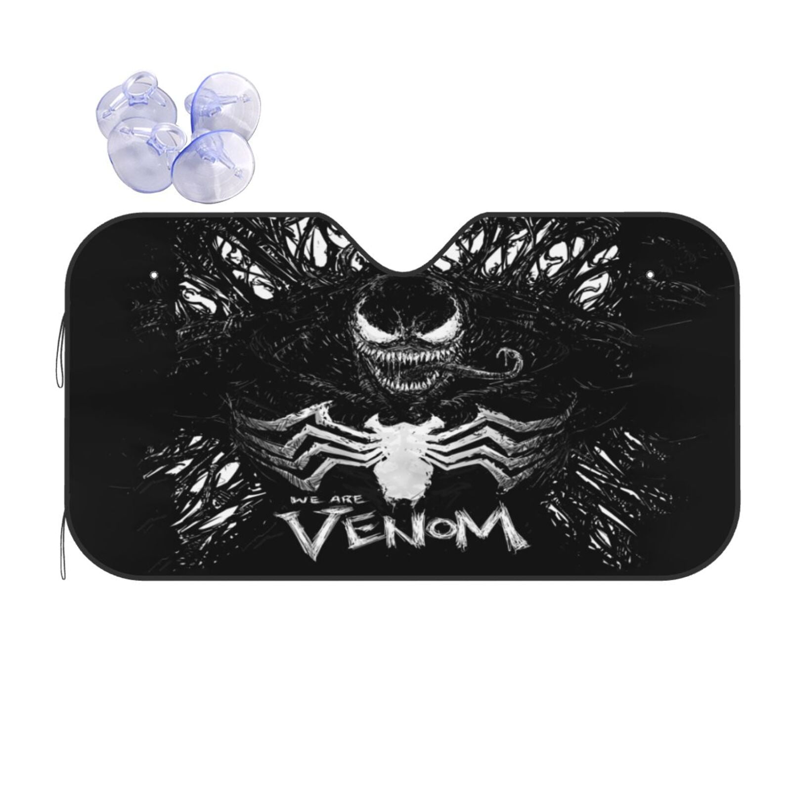 Venom Sunshade Car Windshield Cute Cartoon Sun Shade for Trucks SUV Sun ...