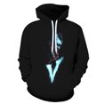 thumbnail image 1 of Venom Sweater Digital Print Fashion Hoodie Couples Loose Casual Baseball Wear, 1 of 5