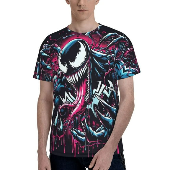 Venom T Shirt For Men Women, Graphic Print Casual Unisex Short Sleeve Summer Funny Top Tees Shirt