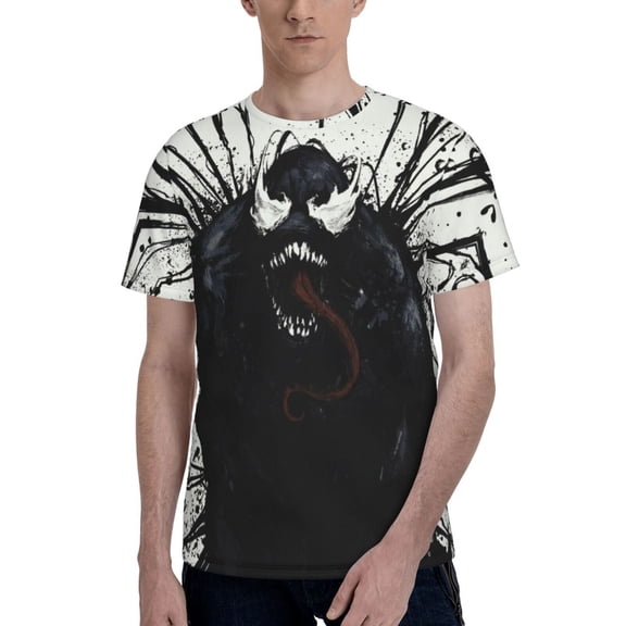 Venom T Shirt For Men Women, Graphic Print Casual Unisex Short Sleeve Summer Funny Top Tees Shirt