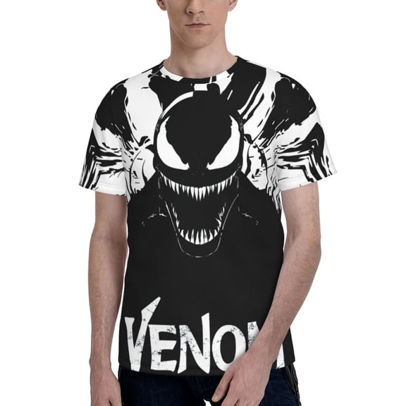 Venom T Shirt For Men Women, Graphic Print Casual Unisex Short Sleeve Summer Funny Top Tees Shirt