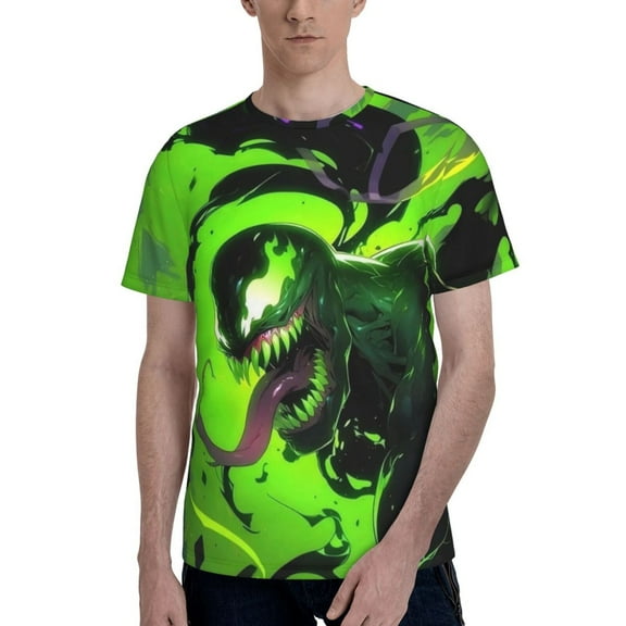 Venom T Shirt For Men Women, Graphic Print Casual Unisex Short Sleeve Summer Funny Top Tees Shirt