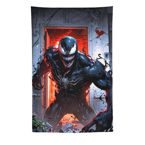 Venom Tapestry Wall Hanging, Wall Tapestry for Bedroom Aesthetic, Living Room Decor for Adults, Teens and Kids 60"x90"