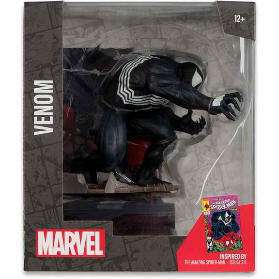 Venom (The Amazing Spider-Man #316) 1:10th Scale Collectible Figure w/Scene - McFarlane Toys