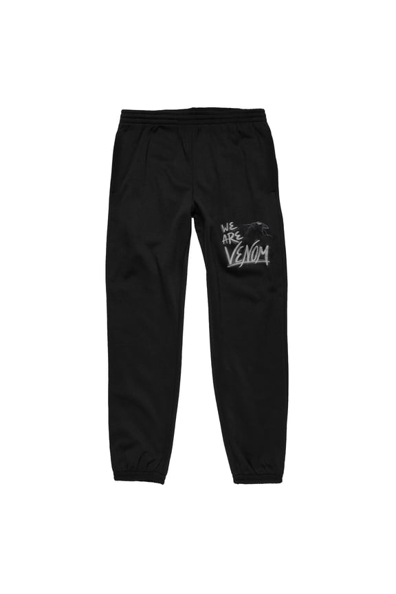 Venom: The Last Dance "We Are Venom" Adult Black Jogger Pants-XL
