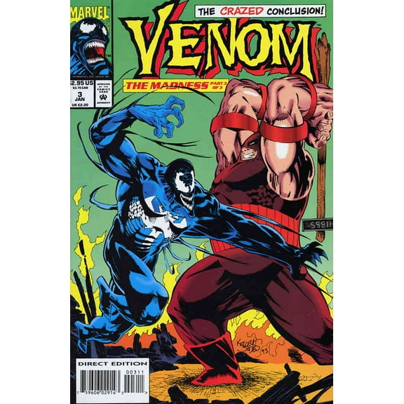 Venom: The Madness #3 VF ; Marvel Comic Book
