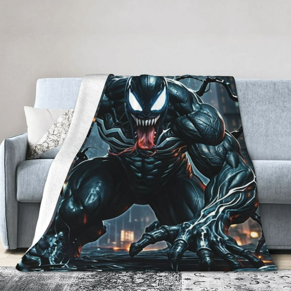 Venom Throw Blanket Kids Plush Blanket Ultra-Soft Micro Flannel Fleece Blanket for Bedding Sofa Travel 30"x40"