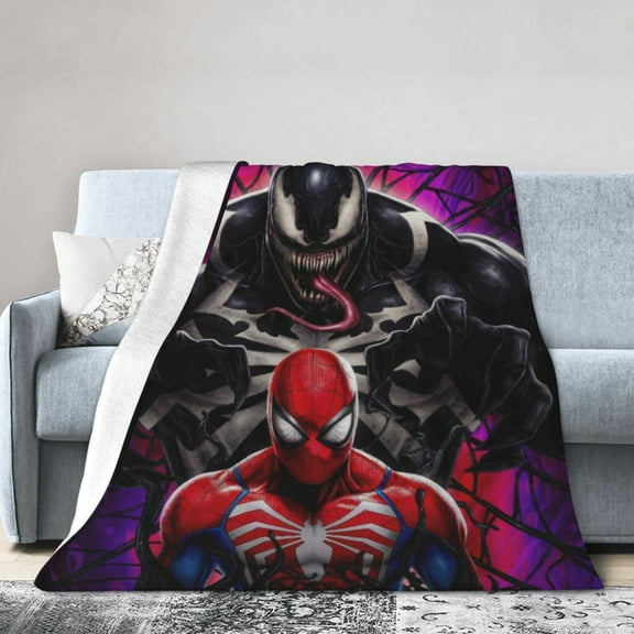 Venom Throw Blanket Kids Plush Blanket Ultra-Soft Micro Flannel Fleece Blanket for Bedding Sofa Travel 30"x40"