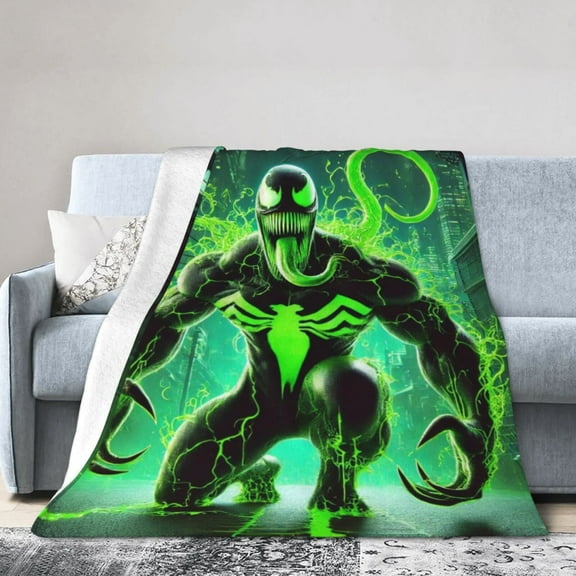 Venom Throw Blanket Kids Plush Blanket Ultra-Soft Micro Flannel Fleece Blanket for Bedding Sofa Travel 30"x40"