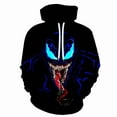 thumbnail image 1 of Venom spring and autumn men's 3D printing Venom hooded hoodie, 1 of 5