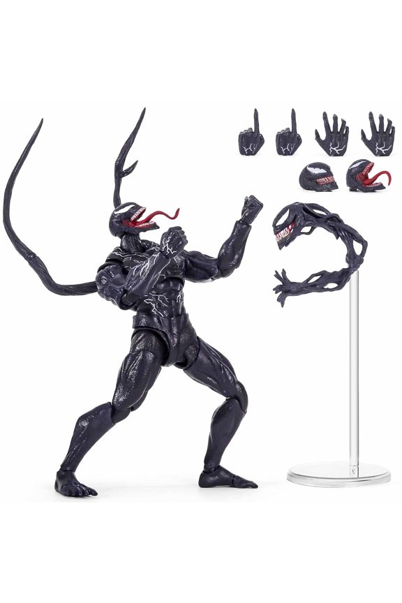 Venoms Action Figure Venom3: Let There Be Carnage 7-Inch 1/12 Scale Figures Moveable Joints PVC Figure Figurine Toys