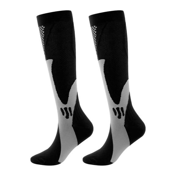 Venoro 1 Pairs 30-40 mmHg Compression Socks - Knee High Support for Running & Sports