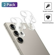 Venoro 2 Packs for Samsung Galaxy S24 Ultra Camera Lens Protector Tempered Glass Films, Clear