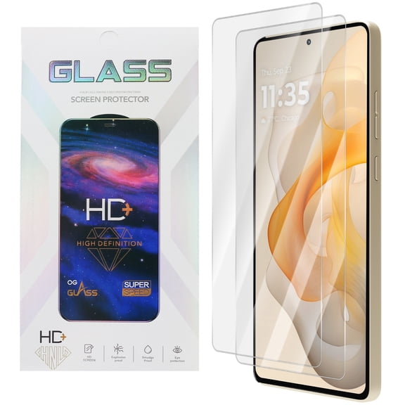 Venoro 2Pcs for Moto G Stylus 5G 2024 Screen Protector Tempered Glass Films, Clear