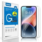 Venoro 2Pcs for iPhone 14/13 Screen Protector Tempered Glass Films, Clear