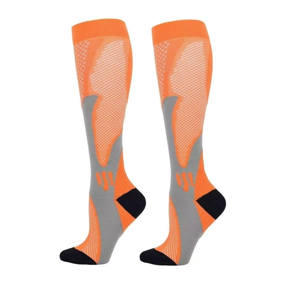 Venoro 5 Pairs 30-40 mmHg Compression Socks - Knee High Support for Running & Sports