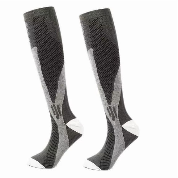 Venoro 5 Pairs 30-40 mmHg Compression Socks - Knee High Support for Running & Sports