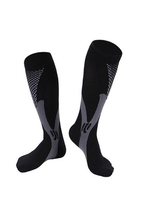 5 Pairs 30-40 mmHg Compression Socks - Knee High Support for Running & Sports
