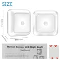 thumbnail image 1 of Venoro Cabinet Light Motion Sensor Wireless Wall Closet Stair LED Night Lamp Battery Powered, 1 of 14