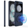 thumbnail image 1 of Venoro Case with Screen and Camera Lens Protector for Samsung Galaxy Z Flip 5 5G Shockproof Magnetic Phone Cover, Blue, 1 of 17