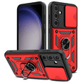 thumbnail image 1 of Venoro For Samsung Galaxy S23 FE Case Slide Camera Ring Stand Cover/HD Screen Protector, 1 of 16