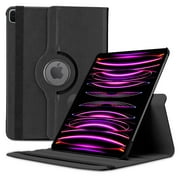 Venoro For iPad Pro 12.9 2022 6th 5th 4th 3rd Leather Case Rotating Stand Tablet Cover