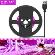 Venoro Grow Light Strips for Indoor Plant Full Spectrum 30 LED USB Powered, 1.6ft