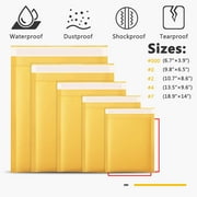 Venoro Kraft Bubble Mailers Shipping Mailing Padded Bags Envelopes Self-Seal Any Size