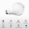 thumbnail image 1 of Venoro LED Light Bulbs Infrared Sensor Plastic Clad Aluminium 5/9/12/15W Energy Saving, 1 of 22