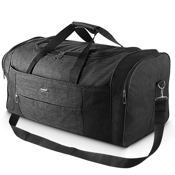 Venoro Military Canvas Duffle Bag-Heavy-Duty Gym&Travel Luggage with Shoulder Strap 70L