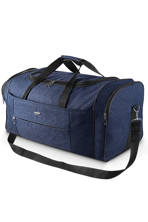 Military Canvas Duffle Bag-Heavy-Duty Gym&Travel Luggage with Shoulder Strap 70L