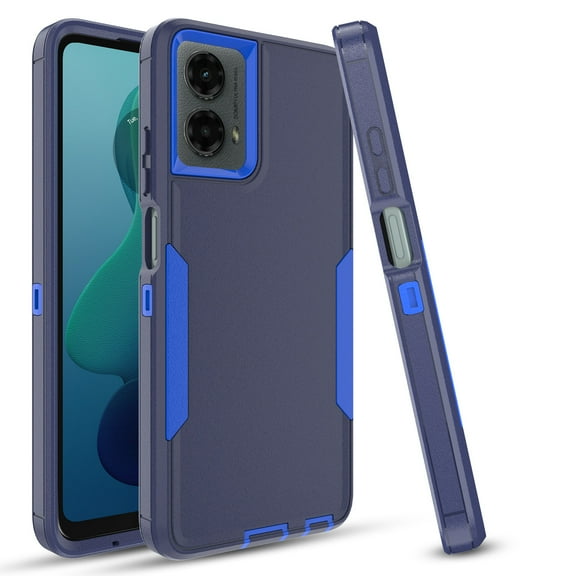 Venoro Phone Case for Moto G 5G 2024 Shockproof Hybrid Armor Cover, Blue