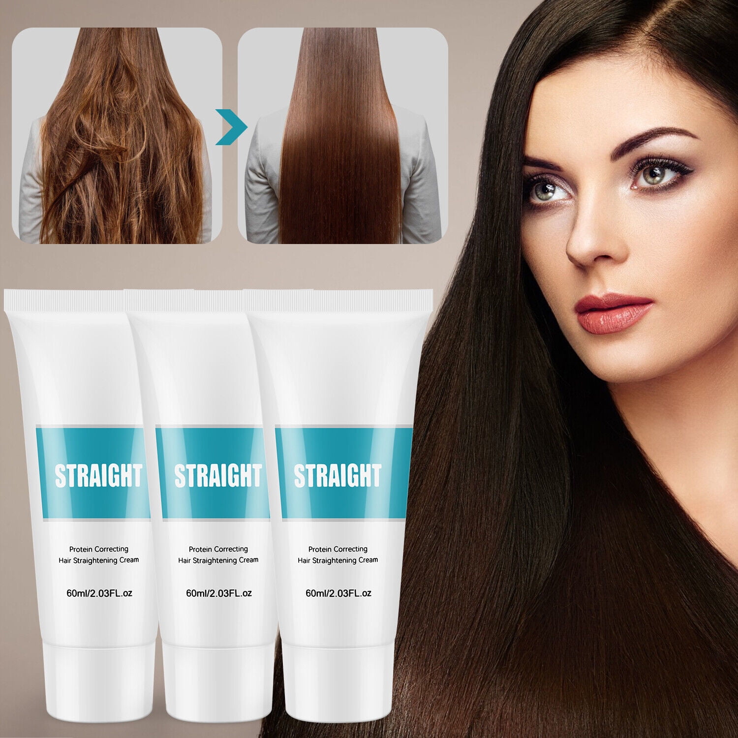 Venoro Protein correcting hair straightening cream fast smoothing