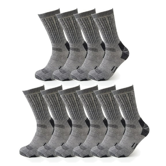 Venoro Unisex Thermal Wool Hiking Socks - Thick Warm Winter Socks for Outdoor Activities